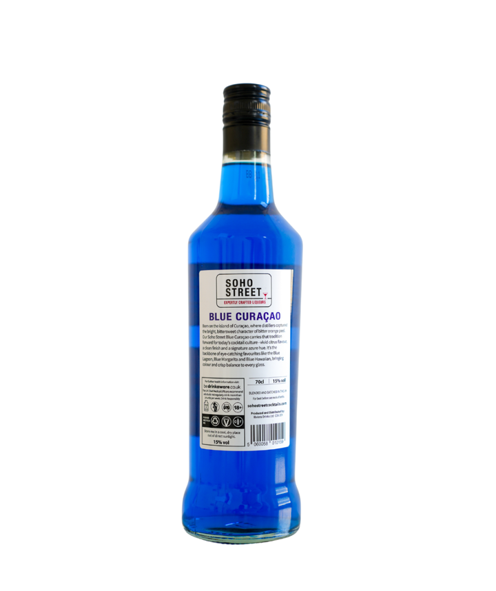 Blue Curaçao Liqueur 15%vol – Soho Street Cocktails Blue Curaçao Liqueur 15%vol – Soho Street Cocktails